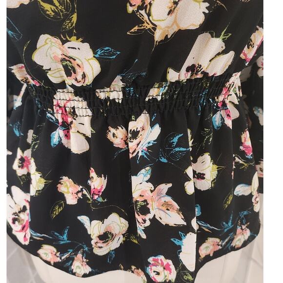 Fashion to Figure FTF Women’s V-Neck Long Sleeves Blouse Top Shirt Size: 0X (12) - Picture 7 of 7